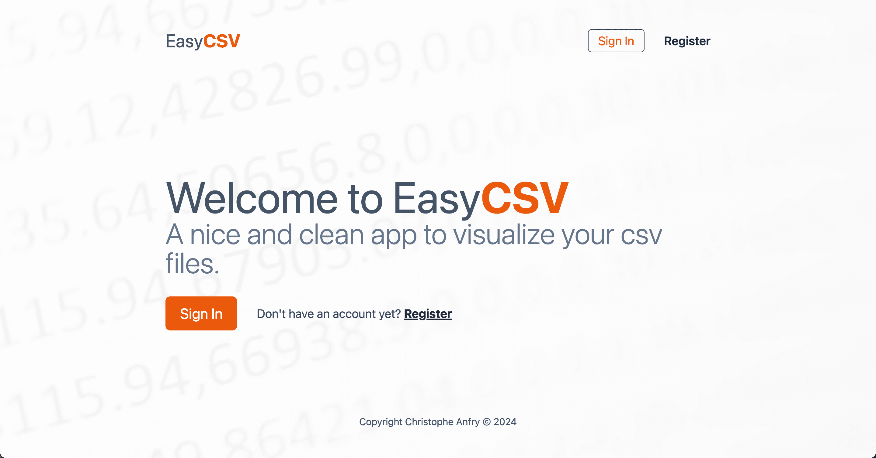 Easy CSV